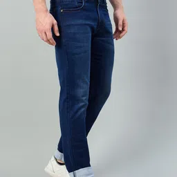 Duke Men Regular Fit Mid-Rise Light Fade Jeans image 3