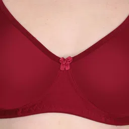 Liigne Pack Of 3 Solid Full Coverage Lightly Padded T-Shirt Bra image 3