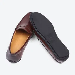 Monte Carlo Men Round Toe Slip On Penny Loafers image 5