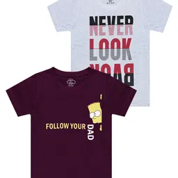 MIST N FOGG Boys Typography 2 Printed Applique T-shirt-picture-44