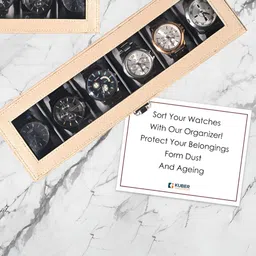 Aura Cream-Coloured Set of 1 Regular Jewellery Organiser Organisers image 3