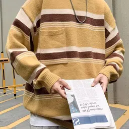 StyleCast x Revolte Men Striped Pullover image 4