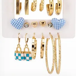 atraer HOUSEOFTRENDZZ Contemporary Hoop Earrings-picture-15
