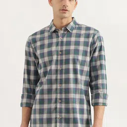 United Colors of Benetton Men Opaque Checked Casual Shirt-picture-16
