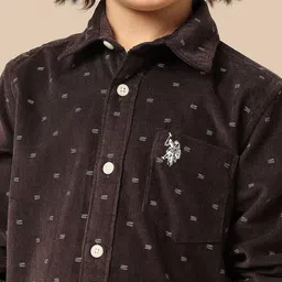 U.S. Polo Assn. Kids Boys Printed Casual Shirt image 2