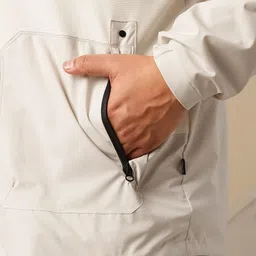 Sztori Textured Mock Collar Tailored Jacket image 3