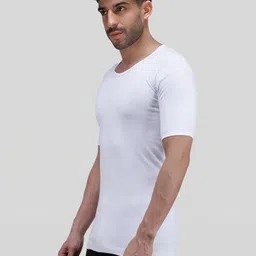 AMUL COMFY Men White Pack Of 8 Innerwear Vests image 5