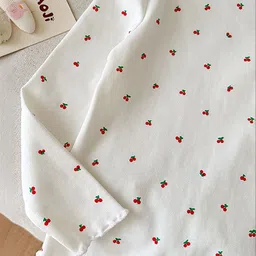 LULU & SKY Girls Geometric Printed Mock Neck Cotton Top image 4