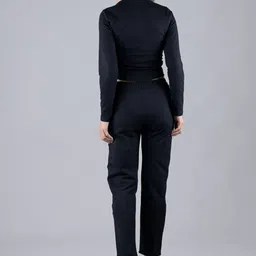 Keepfit Colourblocked Mock Collar long sleeves Jacket With Trousers Co-Ords image 4