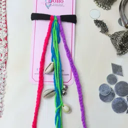 Soho Boho Studio Women Embellished Ponytail Holders image 1