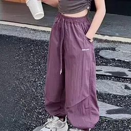 LULU & SKY Girls High-Rise Easy Wash Trousers-picture-33