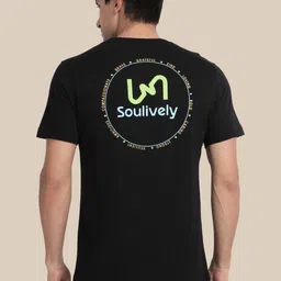 SOULIVELY Typography Printed Moisture Wicking Pure Cotton T-shirt-picture-12