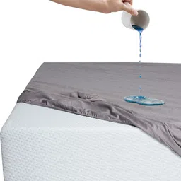 bublee King Size Elastic Strap Cotton Breathable, Stretchable, Waterproof Mattress Cover image 2