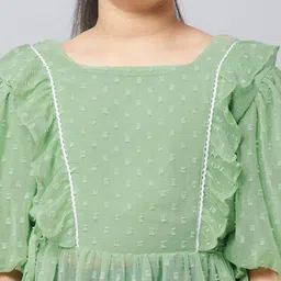 Stylo Bug Puff Sleeve Cinched Waist Top image 5