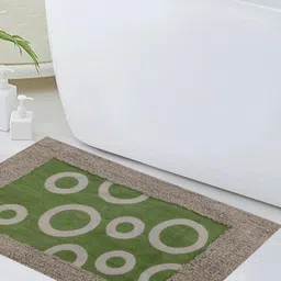 Aura Green & White Textured Anti-Skid Doormat-picture-31
