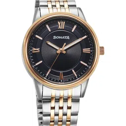 Sonata Men Dial & Bracelet Style Straps Analogue Watch 77154KM01-picture-48