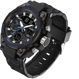 Otage Men Dial & Straps Analogue and Digital Chronograph Watch F18-Blue-picture-34