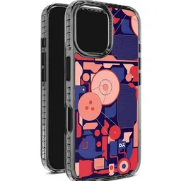 DailyObjects Geometric Printed iPhone 16 Plus Back Case Mobile Accessories image 4