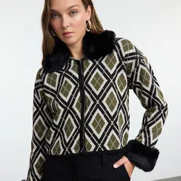 Trendyol Women Printed Cardigan-picture-13