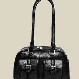 KPOP PU Structured Shoulder Bag-picture-13