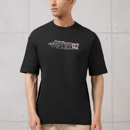 Technosport Men Printed Anti Static Slim Fit T-shirt image 3