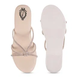 Shoetopia Embellished Party Wedge Sandals image 5