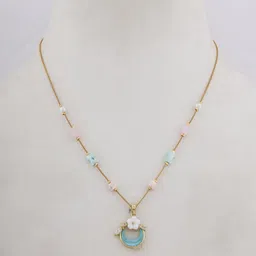 SZN Brass Gold-Plated Necklace image 3