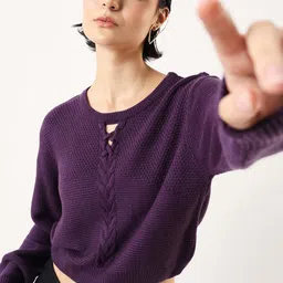 DL Woman Solid Pullover-picture-19