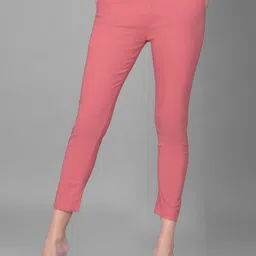 Comfort Lady Women Solid Mid-Rise Casual Regular Trouser-image-49