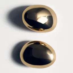 MANGO Oval Shaped Drop Earrings image 3