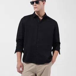 The Indian Garage Co Cutaway Collar Relaxed Fit Casual Shirt-picture-38