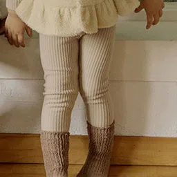LULU & SKY Girls Knitted Slip-on Leggings-picture-27