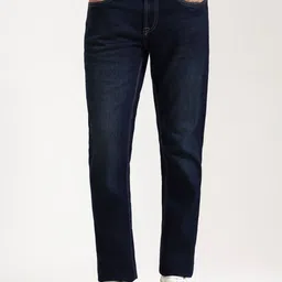 JADE BLUE Men Pure Cotton Tapered Fit Mid-Rise Light Fade Jeans-image-17