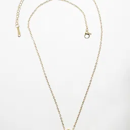 Niscka Gold-Plated Cubic Zirconia Studded Necklace image 2