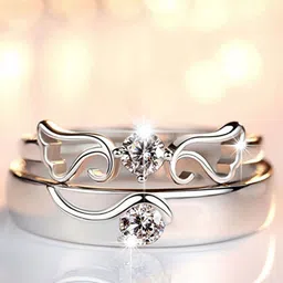Ringzinnie Set Of 2 Stone-Studded Finger Rings image 1