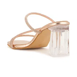 DressBerry Embellished Block Mules image 2