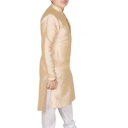 SG YUVRAJ Boys Regular Silk Georgette Kurta with Pyjamas image 2
