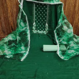 Maroosh Embellished Unstitched Dress Material image 2