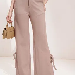 CHIC BY TOKYO TALKIES Women Flared Trousers-image-13