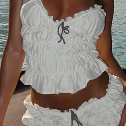 bebe Top & Skirt Co-Ord Set image 5