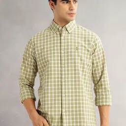 Thomas Scott Men Premium Slim Fit Checked Casual Shirt image 3