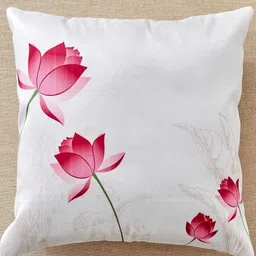 Home Centre Vera Off White & Grey 5 Pieces Elephant Printed Square Cushion Covers image 5