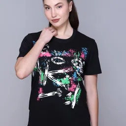 FIRST SLEEP Printed Cotton Round Neck T-Shirt-image-98