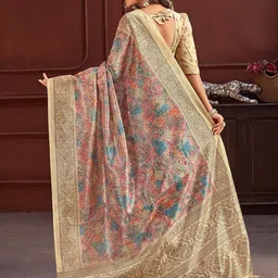 Mitera Floral Silk Cotton Sungudi Saree image 3