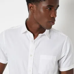 max Spread Collar Pockets Opaque Shirt-picture-25