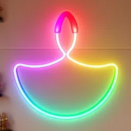 Bajaj Multicolored Led Neon Diya String Light - 1MTR-picture-43