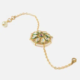 vivinia BY VIDHI MEHRA Women Gold-Plated Wraparound Bracelet image 3