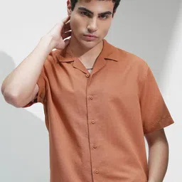 HIGHLANDER Men Spread Collar Comfort Casual Shirt-picture-28