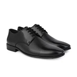 House of Pataudi Men Textured Formal Derbys-picture-30