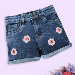 KiddoPanti Girls Denim Hot Pants Shorts-picture-51